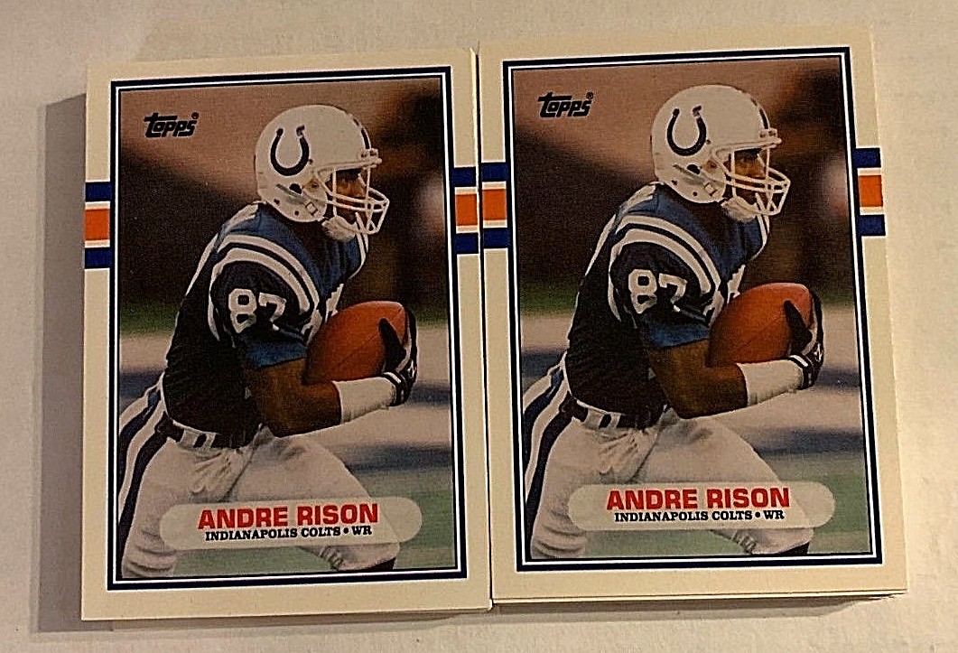 1989 Topps Traded Andre Rison RC Card Lot (50) BV $ 37 | eBay
