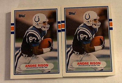 1989 Topps Traded Andre Rison RC Card Lot (50) BV $ 37 | eBay