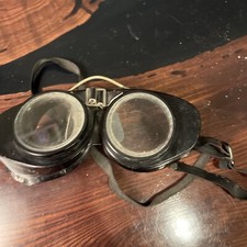 Vintage American Optical HO Clear Safety Goggles Glasses Motorcycle Steampunk