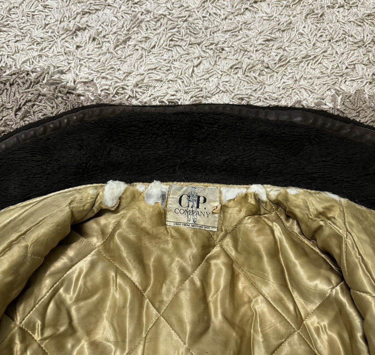 ジャケット・アウター 92s cp company leather jacket vintage Vintage WB Place & Co Leather Jacket Great Condition Medium