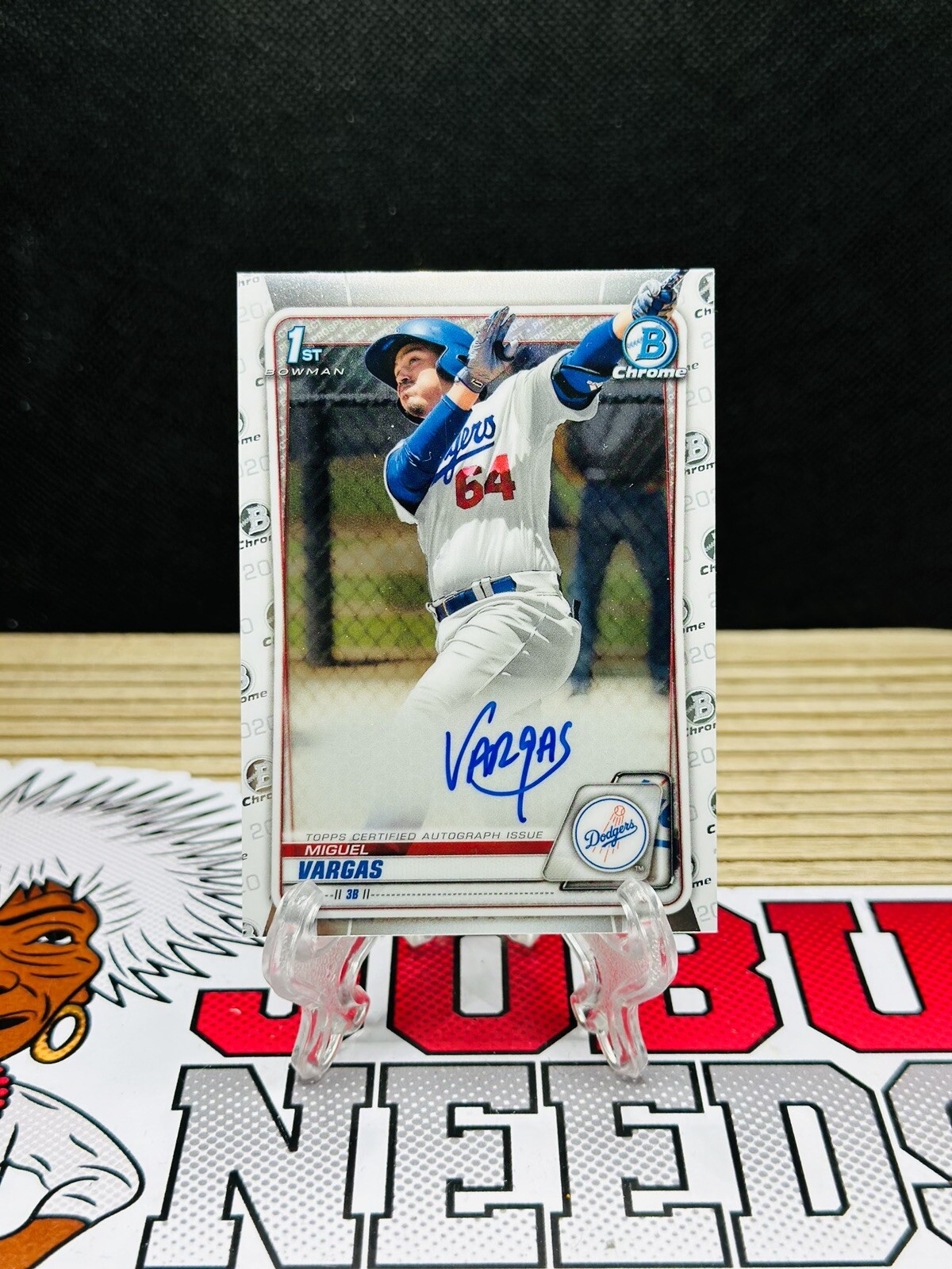 Miguel Vargas 2020 Bowman Chrome 1st Autograph Auto Card #CPA-MV