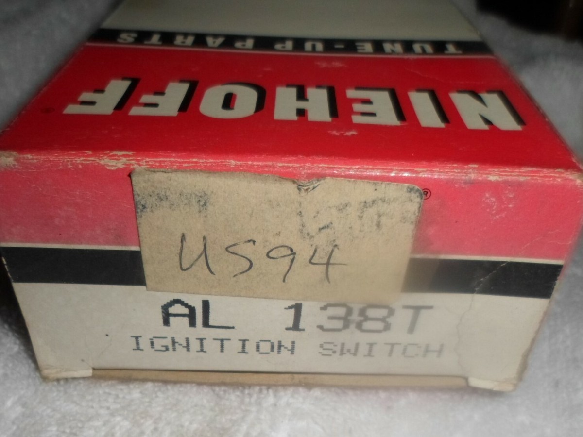 New NORS Niehoff AL138T Ignition Switch replaces 5209891 on 1978