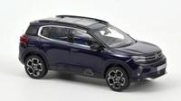 Modellauto Statisch Norev Citroen C5 Aircross 2022 Blau Modellbau Massstab 1:43