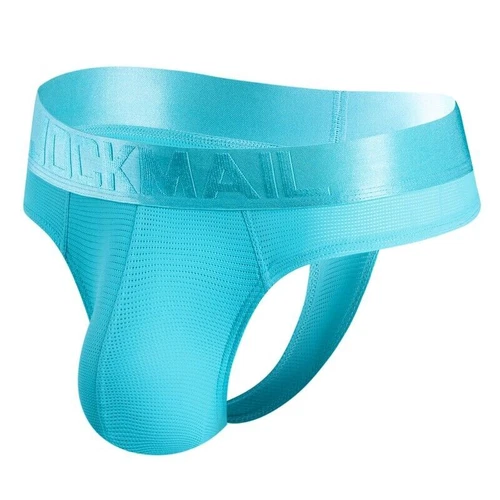 JOCKMAIL Men Ultra Soft T-Back Sexy Mesh Underwear Comfortable Pouch Jock Strap - Bild 8 von 24