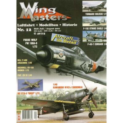 WINGMASTERS Nr. 12 Luftfahrt Modellbau Historie Modellbau Flieger Flugzeuge