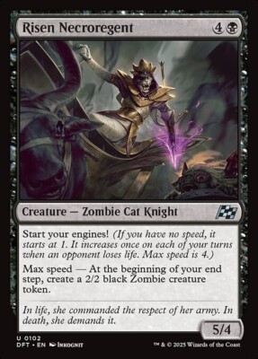 *MtG: 4x Risen Necroregent - Aetherdrift Uncommon - magicman-europe*