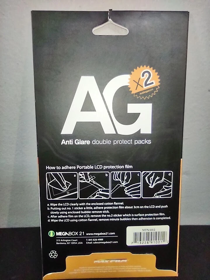 x2 Anti Glare Samsung Galaxy Note4 Note 4 SM-N910 Display Screen Protector Film - Image 3 of 4