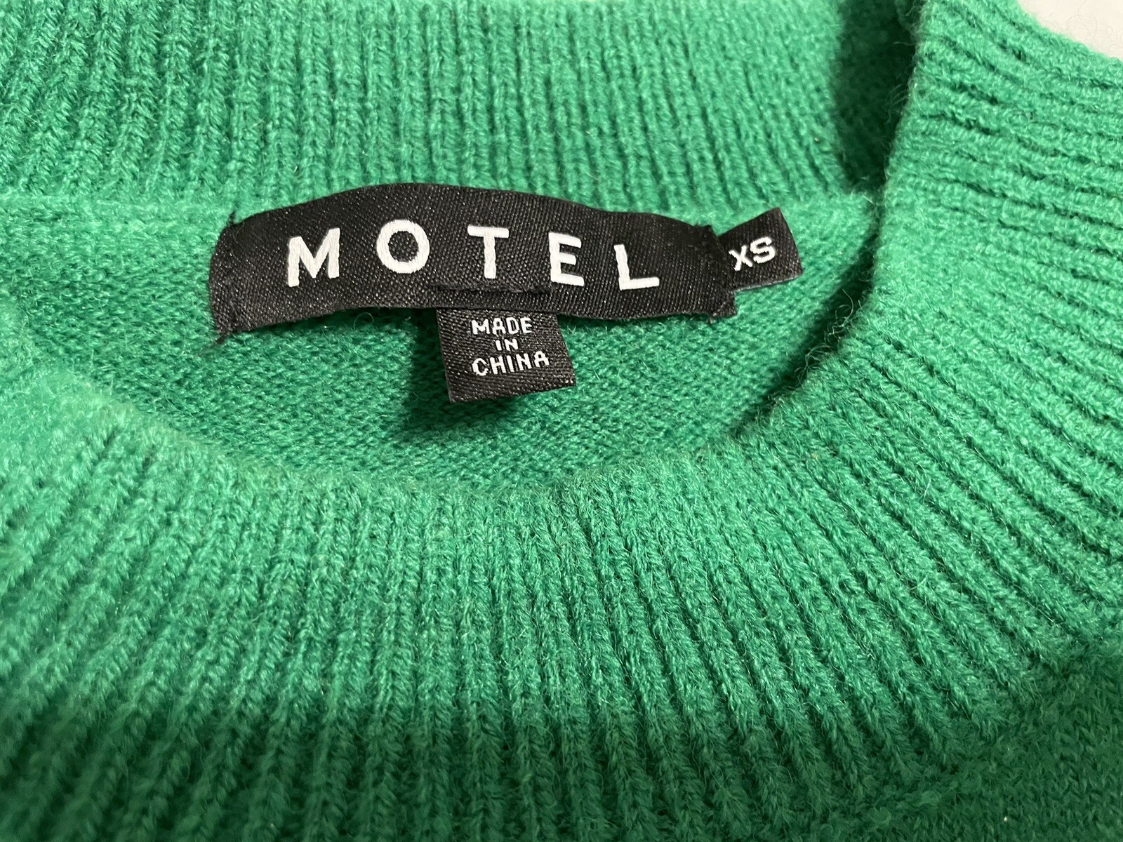 MOTEL Oversized Pinky Promise GREEN u0026 Pink Pinky Promise Sweater Size XS |  eBay