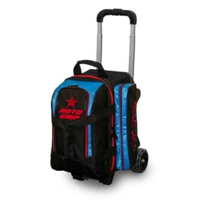 Roto Grip All Star Competitor Black/Red/Blue 2 Ball Roller Bowling Bag