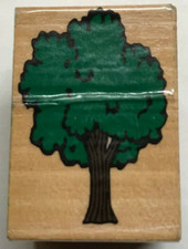 Wood/Rubber Stamp Tree
