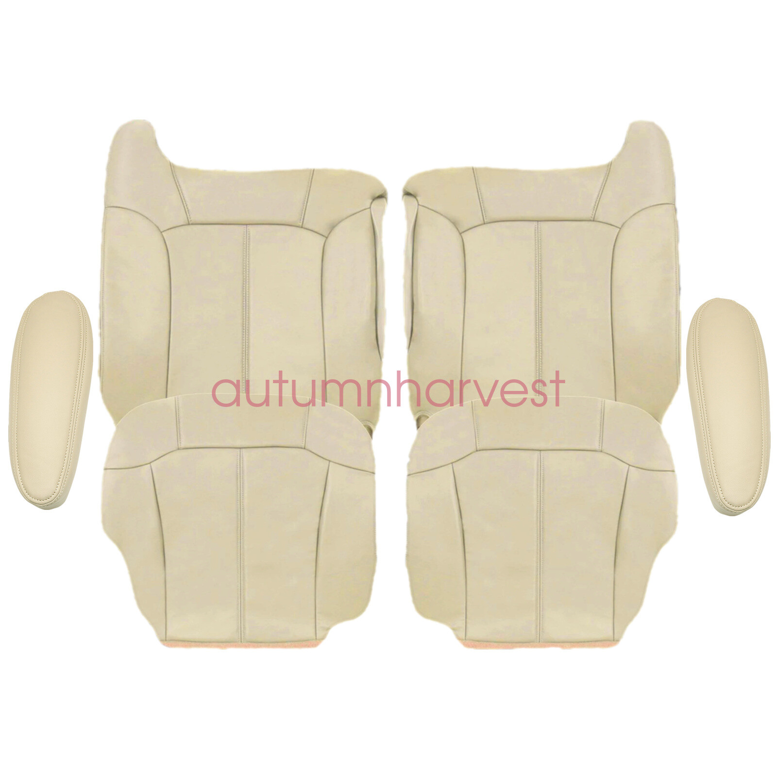 For 1999-2002 Chevy Tahoe Suburban Front Seat Cover Armrest Cover Shale Tan