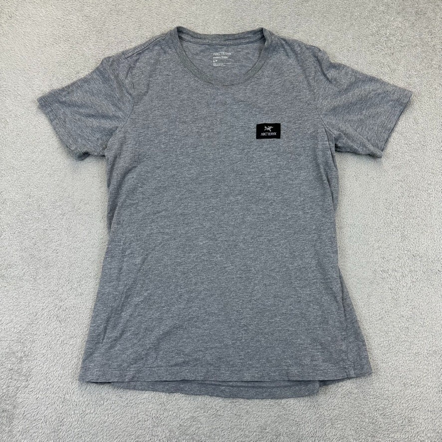 Arcteryx Women's Small Gray Logo Short Sleeve Cotton Tee