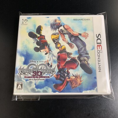 3ds Kingdom Hearts 3d Dream Drop Distance First-print