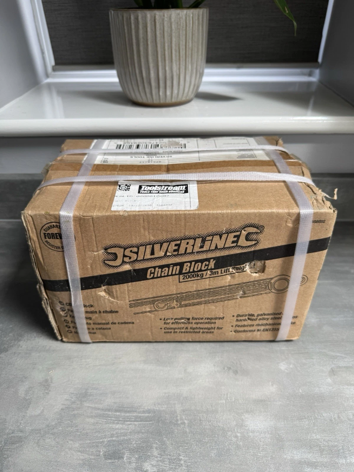 Silverline Chain Block 2000kg / 3m Lift Height Brand New In Box