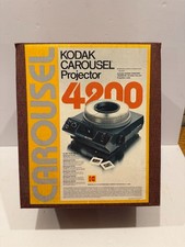 Kodak Carousel 4200 Slide Projector Tested w/ Box Remote Manual Transvue 140