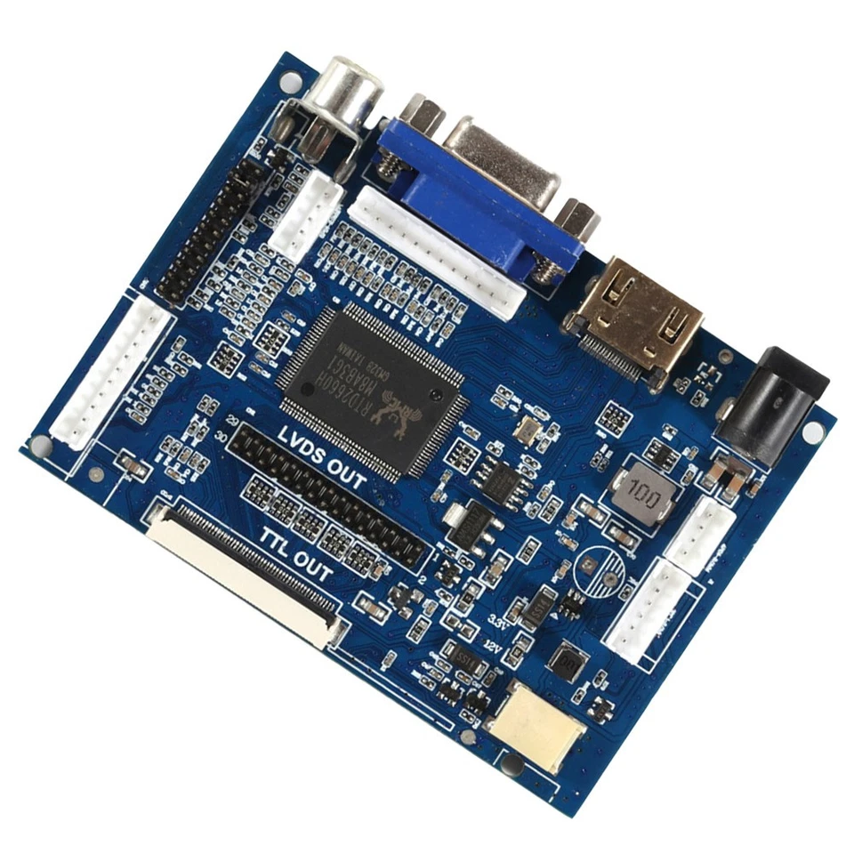 Fahrerbrett LCD TTL LVDS Controller Board Standard -Tastaturschnittstelle - Bild 2 von 4