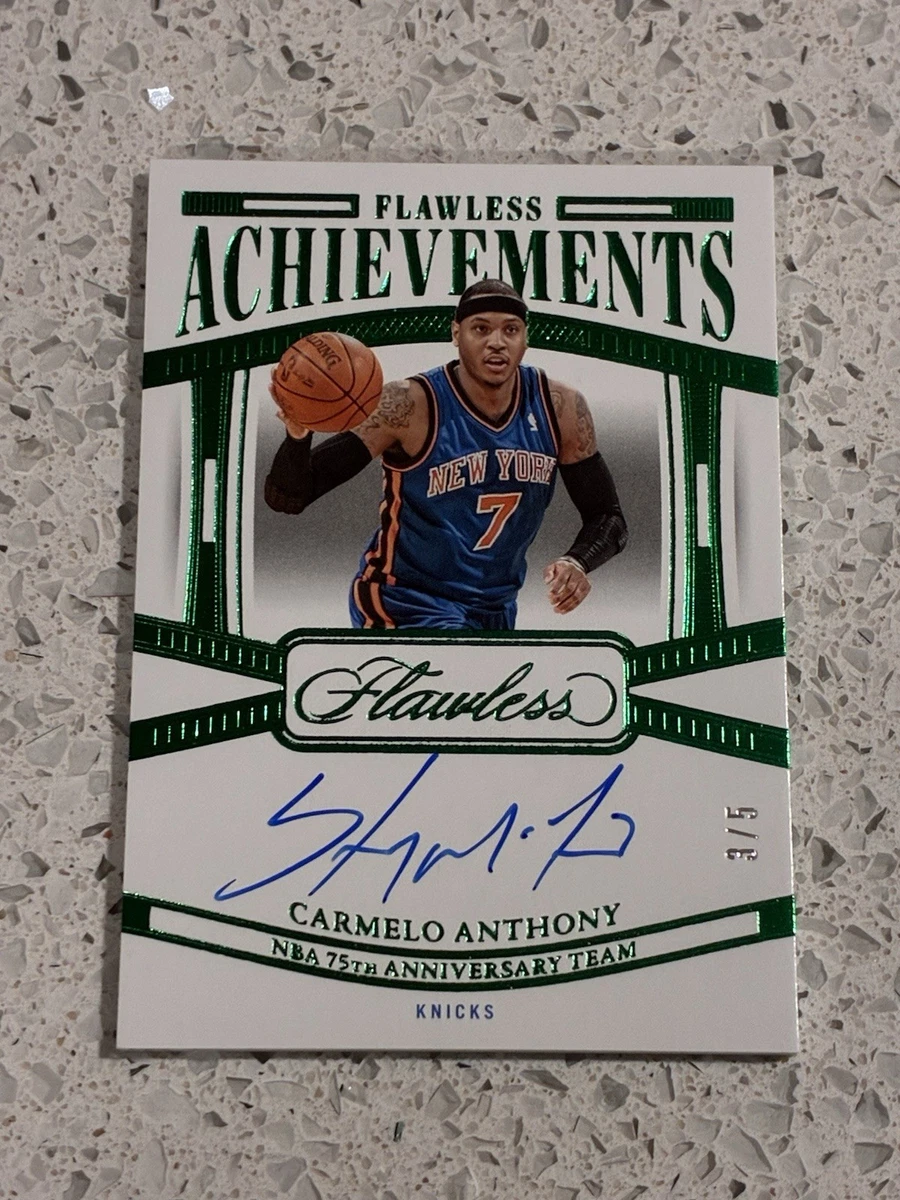 Carmelo Anthony Basketball Autographed Sports Trading Cards