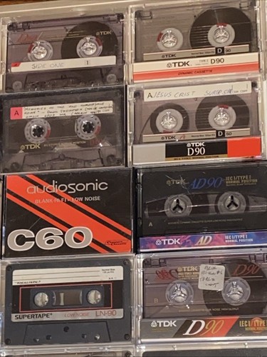 Bulk 50 Used Blank Cassette Tapes Various Brands - Picture 3 of 13