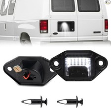 For E150 E250 E350 E450 Econoline Van Rear LED License Plate E350 1992-2018