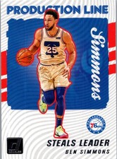 2021-22 Donruss Production Line #8 Ben Simmons NBA Basketball Card