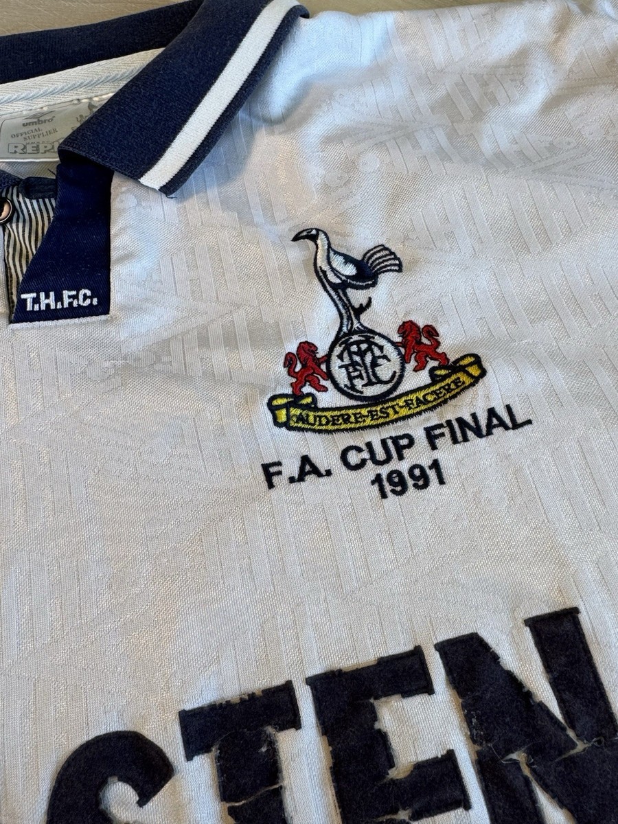 umbro TOTTENHAM HOTSPUR repli kit FA CUP FINAL 1991 vintage SPURS