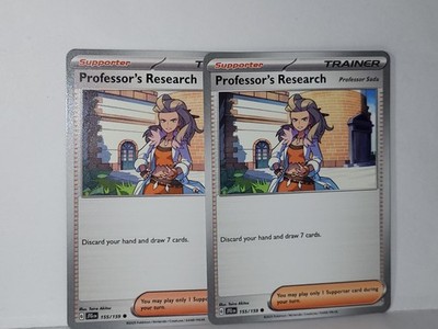 Professor's Research 155/159 Journey Together Pokemon TCG 2x Playset