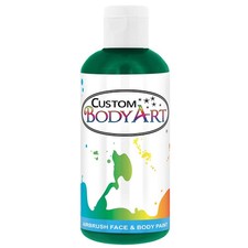 Custom Body Art 8-ounce Emerald Green Water Based Airbrush Body Art  Face Paint