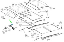MERCEDES-BENZ E W212 Schiebedach-Rollo-Elektromotor A2128200008 NEU ORIGINAL MERCEDES-BENZ E W212 Schiebedach-Rollo-Elektromotor A2128200008 NEU ORIGINAL