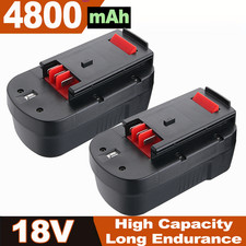 2-Pack 18V for Black and Decker HPB18 18 Volt 4.8 Ah Battery HPB18-OPE 244760-00