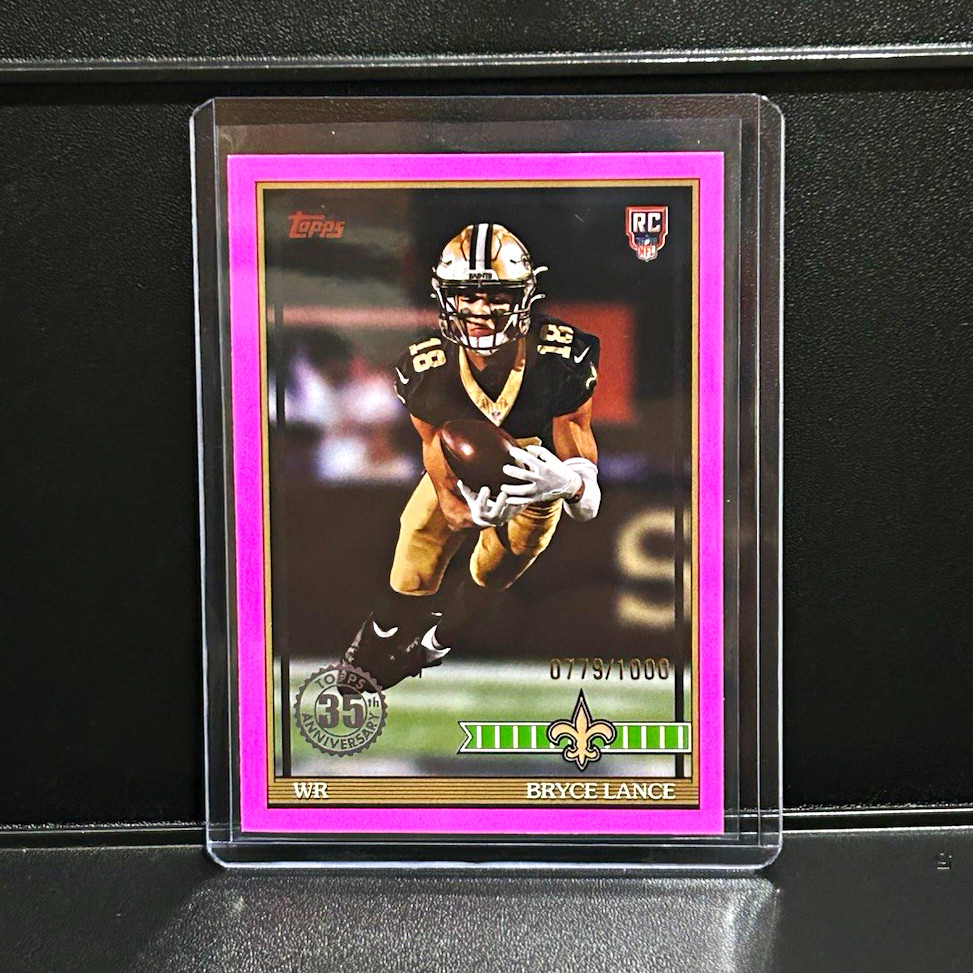 2026 Topps Flagship Bryce Lance New Orleans Saints RC #91TR-32 Pink /1000