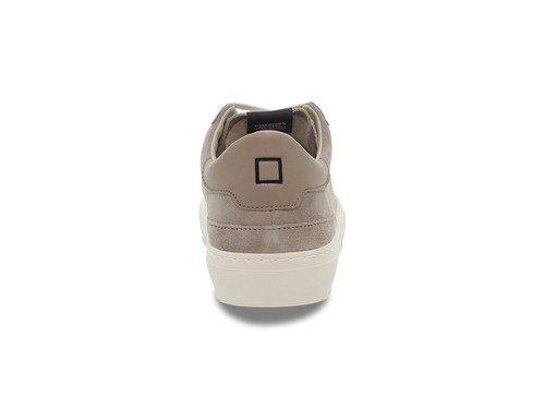 Sneakers D.A.T.E. M SONICA SD B in camoscio pelle beige - Scarpe Uomo - Picture 2 of 5