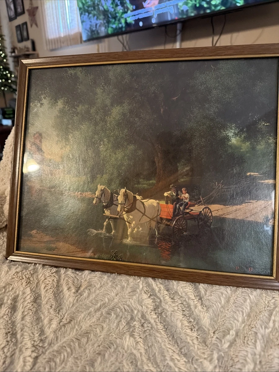 Paul Detlefsen絵画 Vintage Paul Detlefsen RARE Signed Numbered 20/1000 Print 'Days To