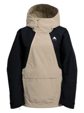 Burton Reserve 2L Relaxed Anorak Women's Winter Jacket, Summit Taupe/True Black,