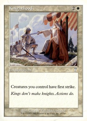 7th Edition #25 Knighthood