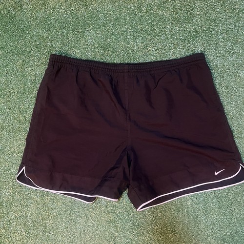 Nike black running shorts with white stripe #running #athletic