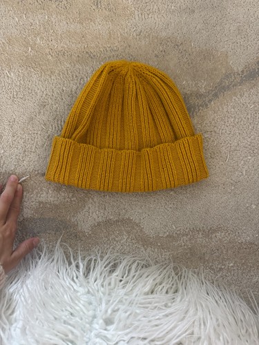 Pacsun Senfgelb Rippstrick Beanie