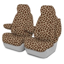 Designer Printed Neosupreme Animal Printed 1st Row Giraffe Custom Seat Covers