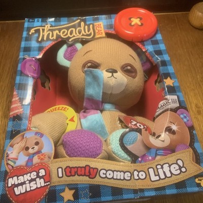 Thready Bear, Interactive 14'' Plush, 70+ Expressions & Reactions, Ages 3+, NEW
