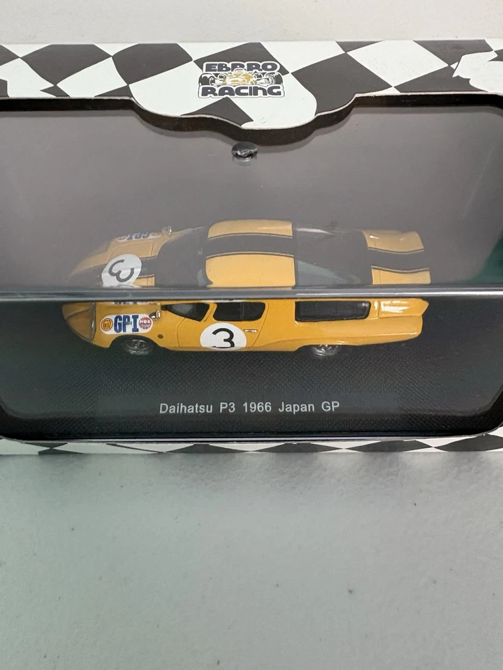EBBRO 1/43 Daihatsu P3 1966 Japan GP Mini Car #3 - Image 3 of 4
