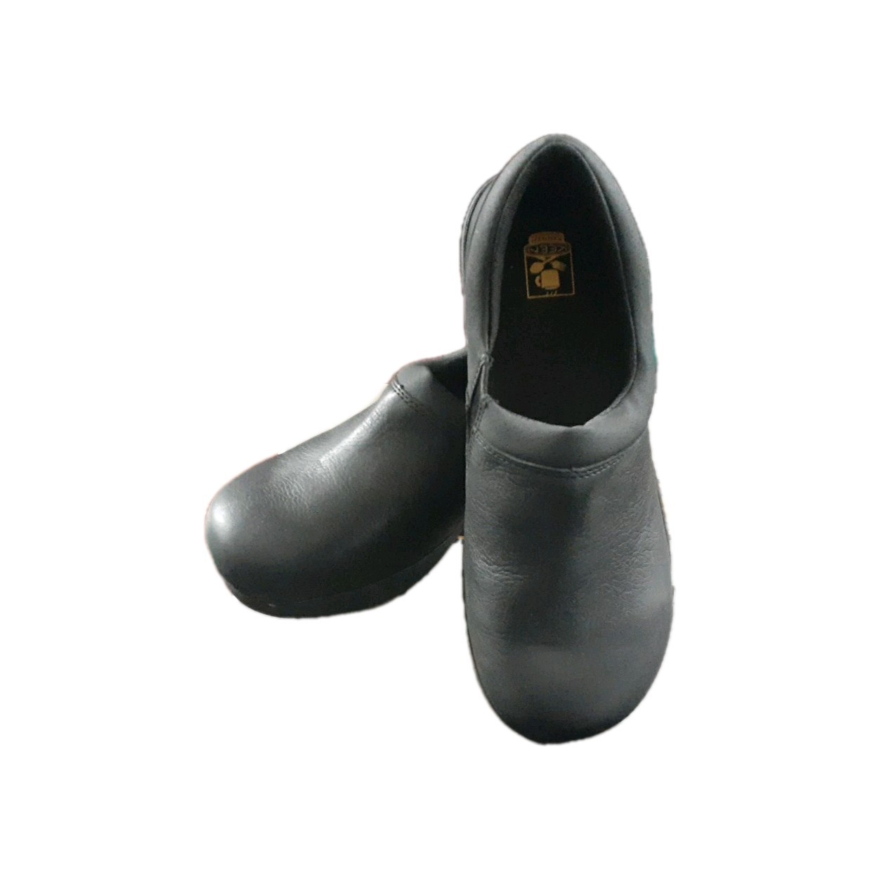 NUOVE scarpe da donna Keen Utility KANTEEN zoccoli chef in pelle taglia 9 nere