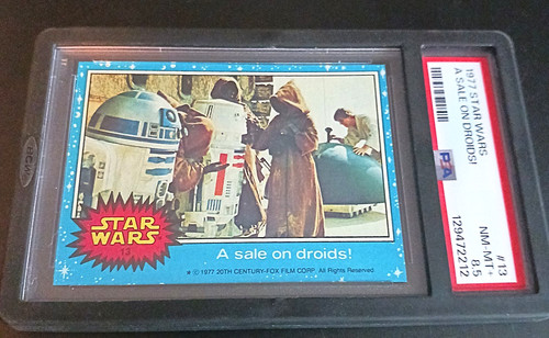 1977 Topps Star Wars #13 A sale on droids!