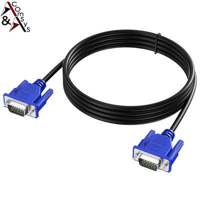 VGA zu VGA Kabel f. Monitor Projektor Bildschirm set-top Box PV HD TV LCD CRT 3m