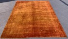 Rare Hand knotted Vintage Gabbah Gabbeh Pictorial Wool Area Rug 8 x 6 Ft — photo 3