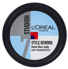 NEW Studio Line Remix Fibre Putty 150ml - Strong Hold, Re-Workable, Matte