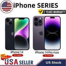 NEW IN Apple iPhone 14/14 Pro max 5G GSM CDMA FACTORY UNLOCKED 2 YEAR WARRANTY