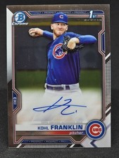2021 Bowman - Chrome Prospects Autographs Kohl Franklin #CPA-KF (AU, RC)