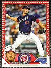 Tanner Rainey 2023 Topps Independence Day #/76 #80 - Washington Nationals
