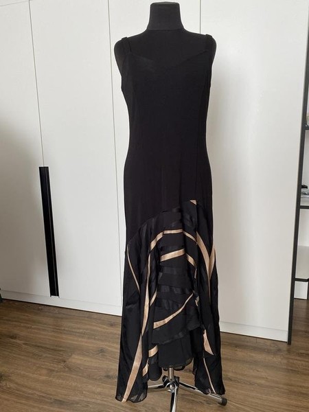 Women Joseph Ribkoff Dress Black Viscose L