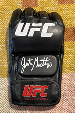 Justin Gaethje Firmado Autógrafo UFC MMA Guante de Lucha Lucha Luchador EE. UU. Lo Más Destacado
