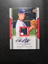 2009 Upper Deck 18u Nati9nal Team Phillip Pfeifer Patch/auto #usa-115 /99